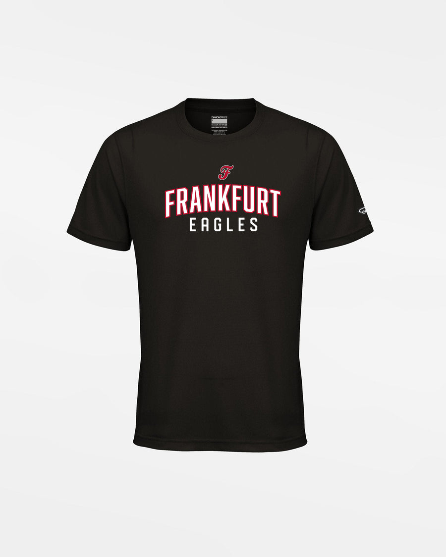 Diamond Pride Kids Basic Functional T-Shirt "Frankfurt Eagles", Script, schwarz-DIAMOND PRIDE