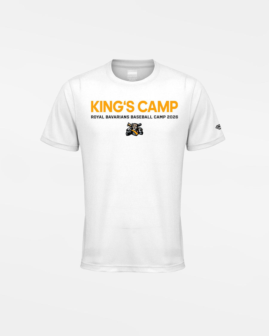 Diamond Pride Kids Basic Functional T-Shirt "Füssen Royal Bavarians", King's Camp 2026, weiss-DIAMOND PRIDE