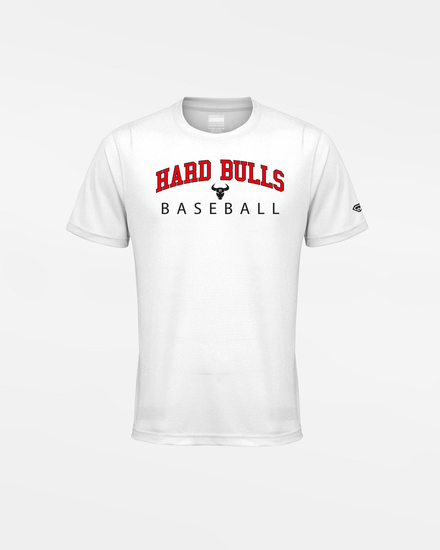 Diamond Pride Kids Basic Functional T-Shirt "Hard Bulls", City Baseball, weiss-DIAMOND PRIDE