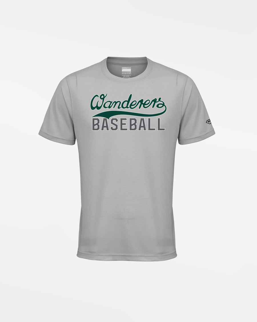 Diamond Pride Kids Basic Functional T-Shirt "Herrenberg Wanderers", Baseball, grau-DIAMOND PRIDE