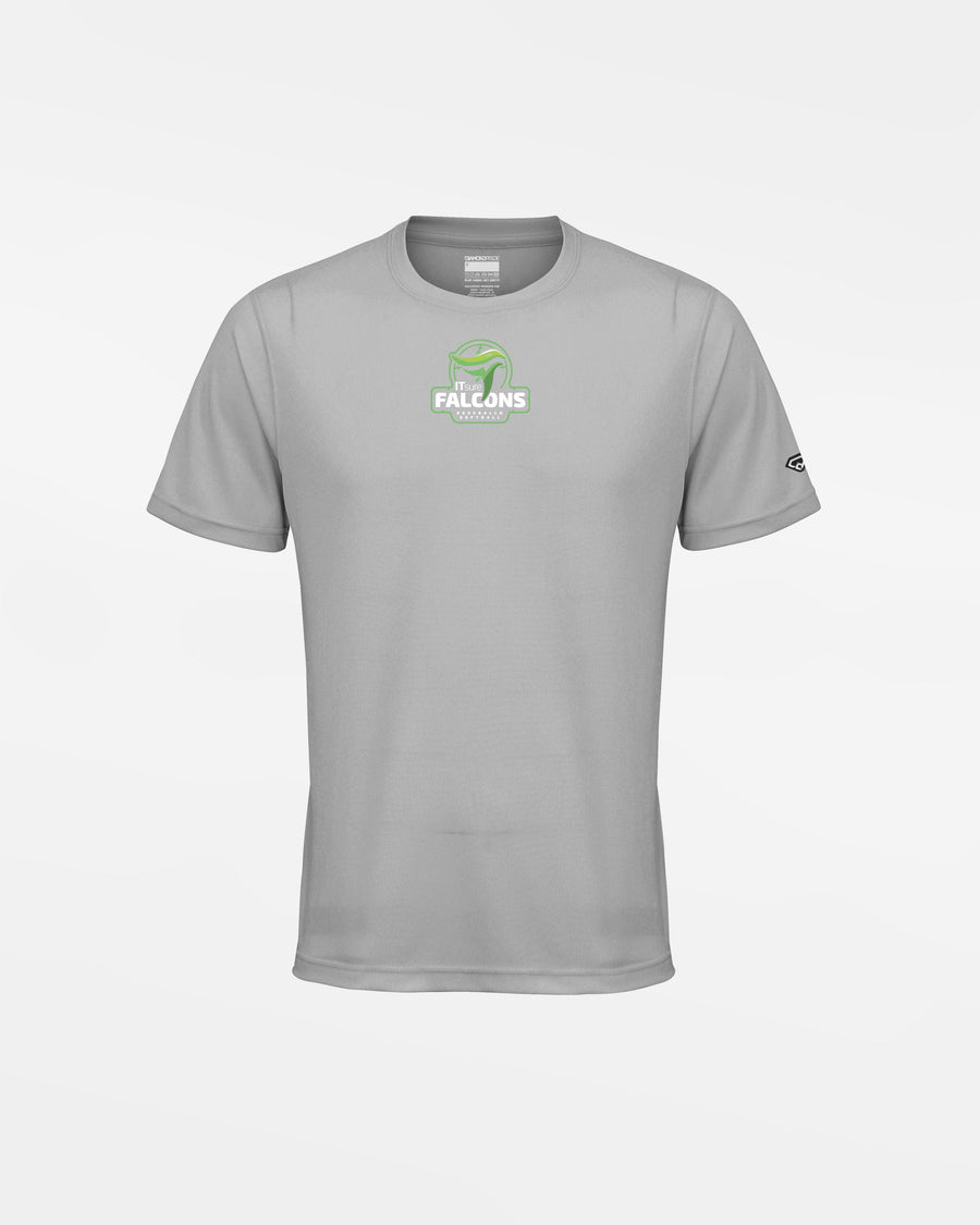 Diamond Pride Kids Basic Functional T-Shirt "IT SURE FALCONS", grau-DIAMOND PRIDE