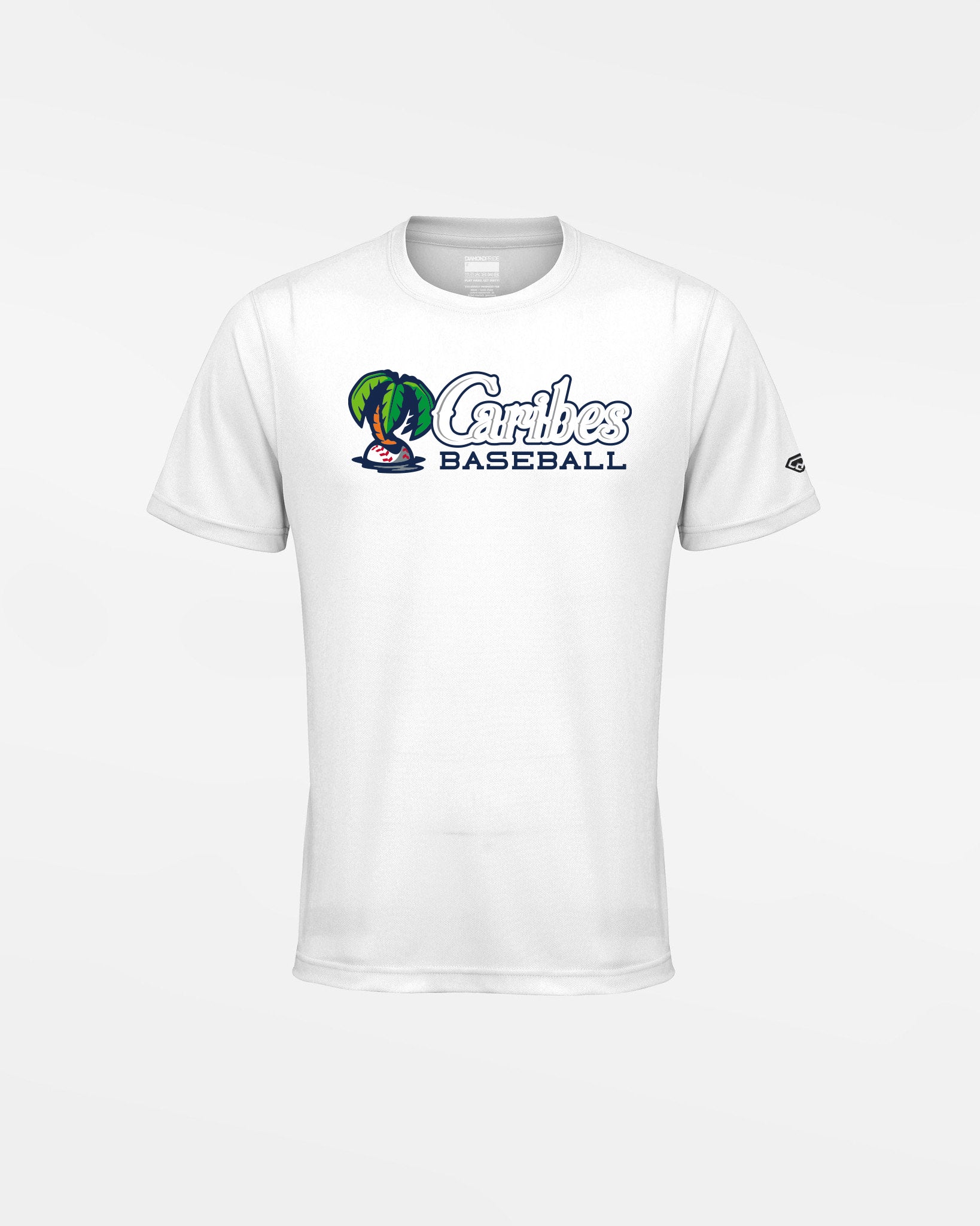 Diamond Pride Kids Basic Functional T-Shirt "Munich Caribes", Baseball, weiss-DIAMOND PRIDE
