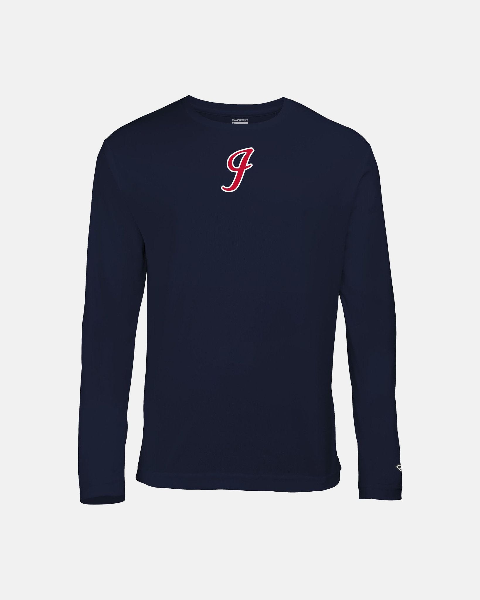 Diamond Pride Kids Longsleeve Shirt "Gauting Indians", Logo, navy blau-DIAMOND PRIDE