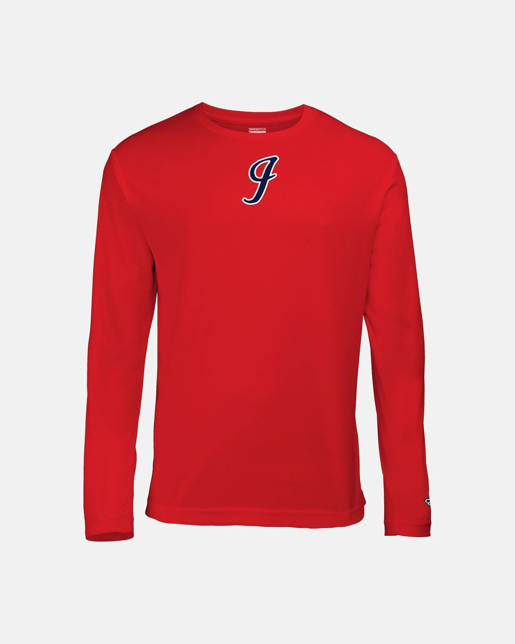 Diamond Pride Kids Longsleeve Shirt "Gauting Indians", Logo, rot-DIAMOND PRIDE