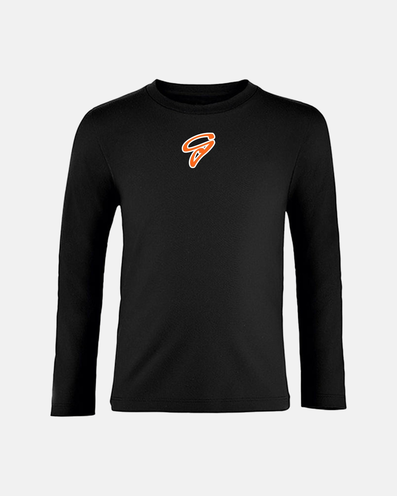 Diamond Pride Kids Longsleeve Shirt "Gröbenzell Bandits", G, schwarz-DIAMOND PRIDE