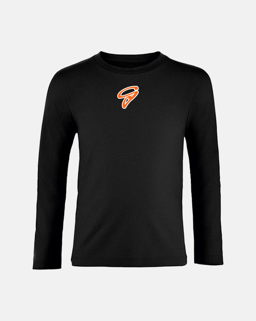 Diamond Pride Kids Longsleeve Shirt "Gröbenzell Bandits", G, schwarz-DIAMOND PRIDE