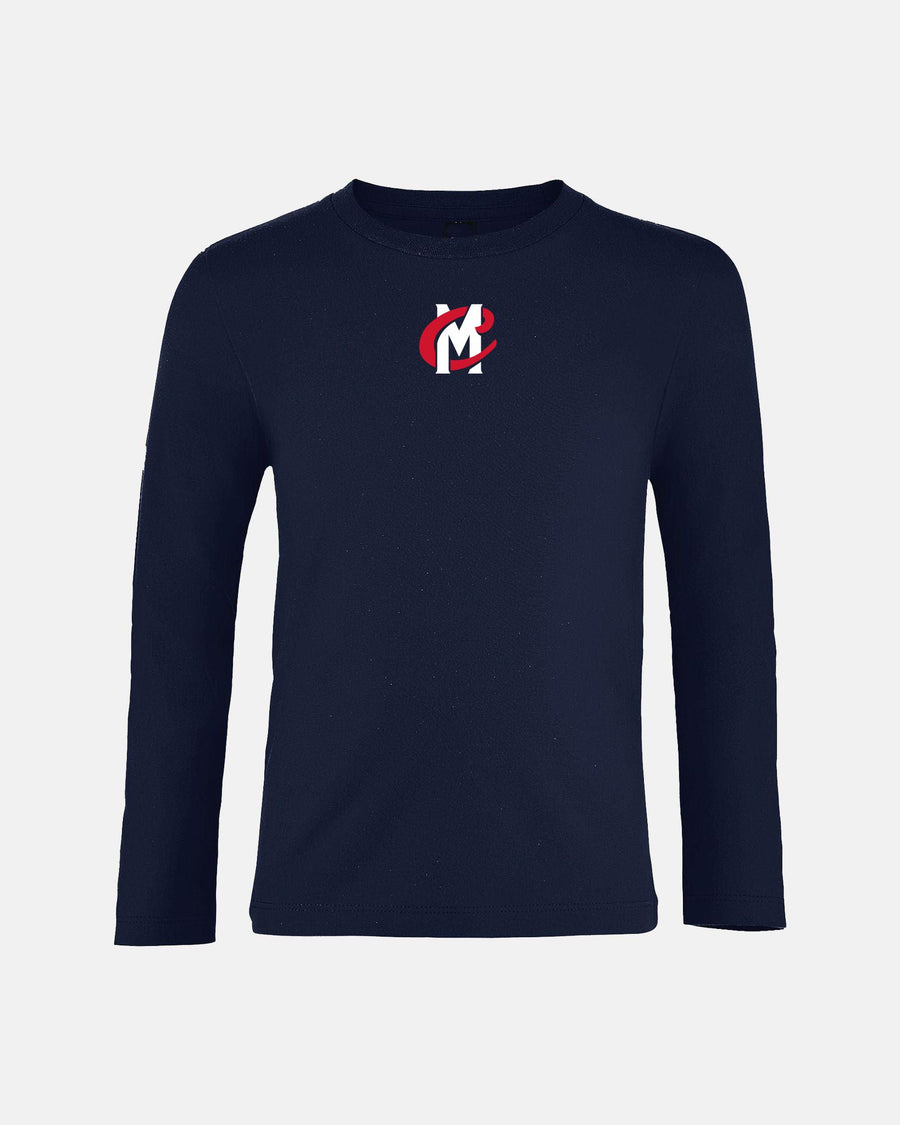Diamond Pride Kids Longsleeve Shirt "Mühldorf Cubs", MC, navy blau-DIAMOND PRIDE