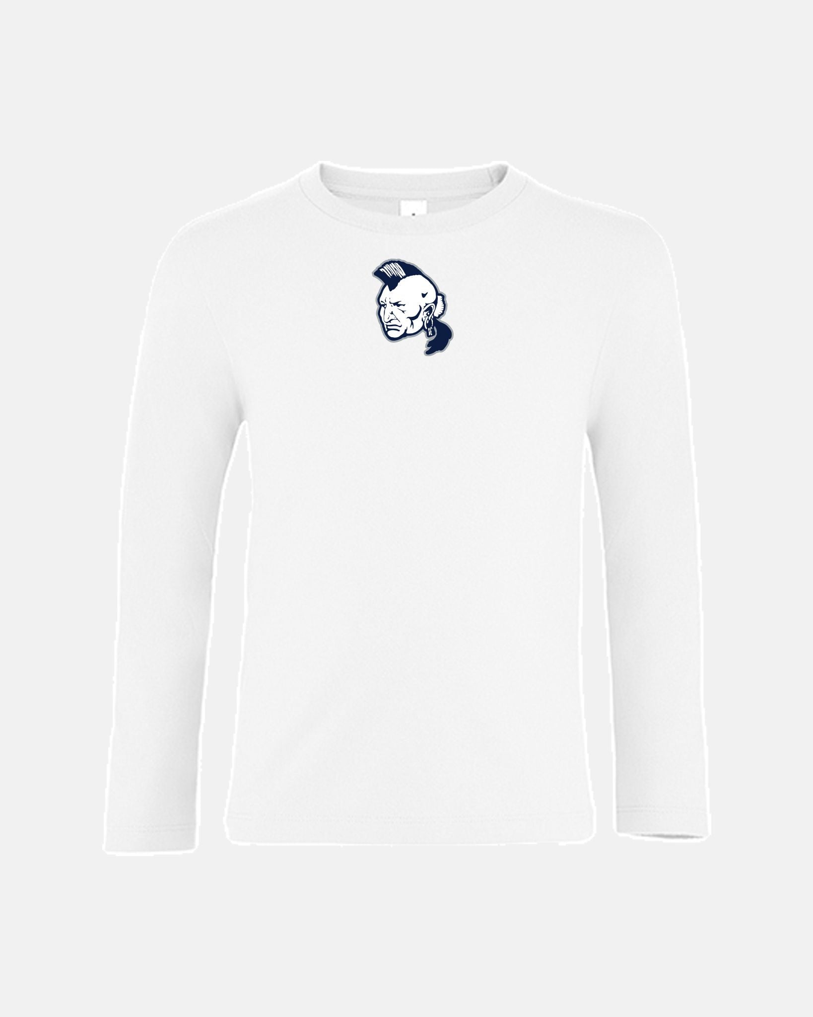 Diamond Pride Kids Longsleeve Shirt "Nagold Mohawks", Head, weiss-DIAMOND PRIDE