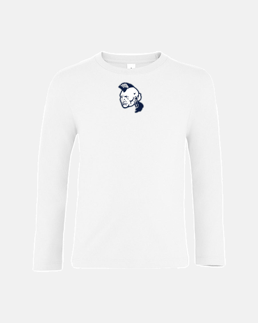 Diamond Pride Kids Longsleeve Shirt "Nagold Mohawks", Head, weiss-DIAMOND PRIDE