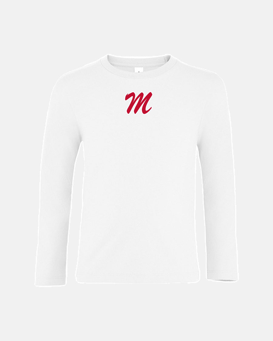 Diamond Pride Kids Longsleeve Shirt "Nagold Mohawks", M, weiss-DIAMOND PRIDE