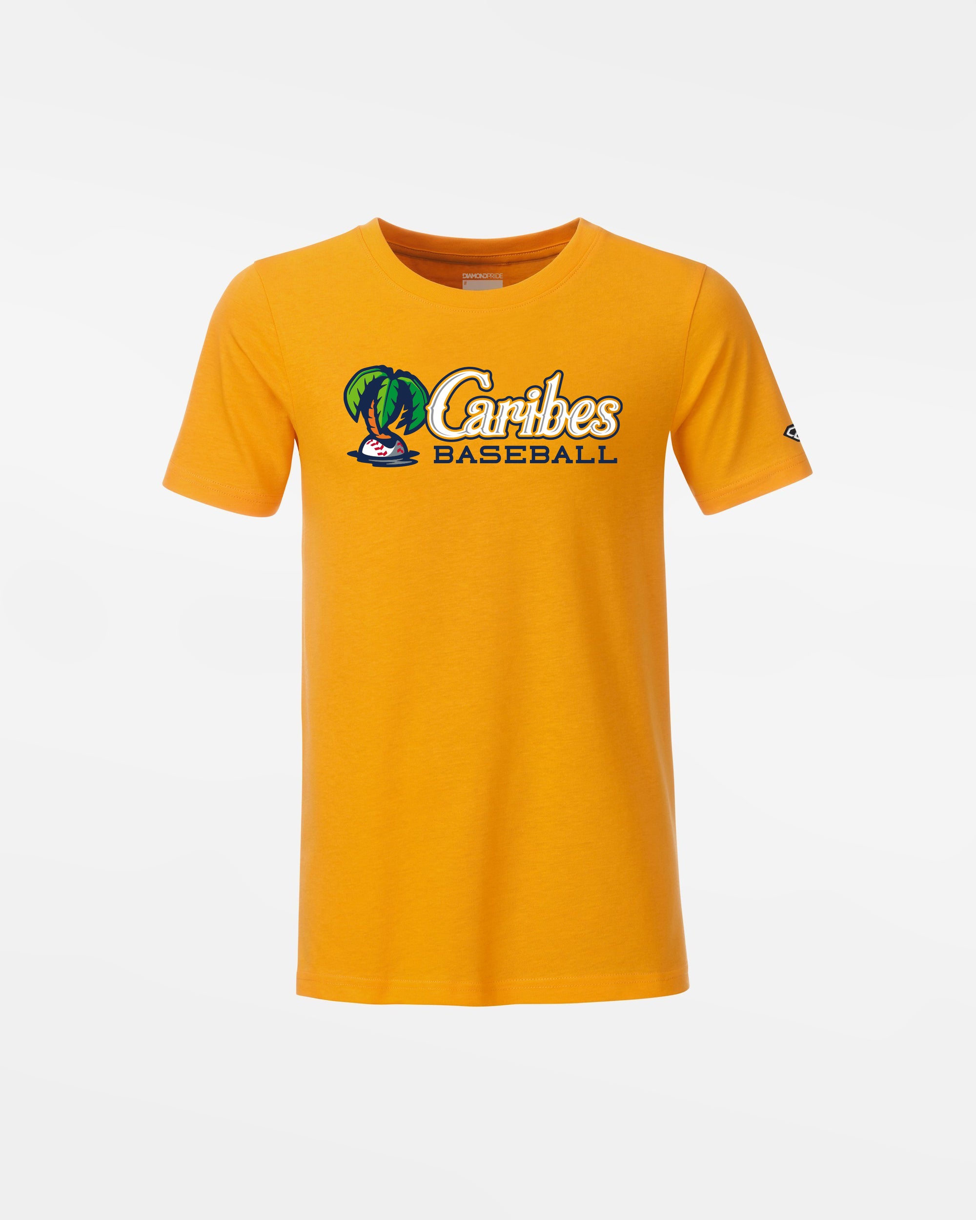Diamond Pride Kids Premium Light T-Shirt "Munich Caribes", Baseball, gelb-DIAMOND PRIDE