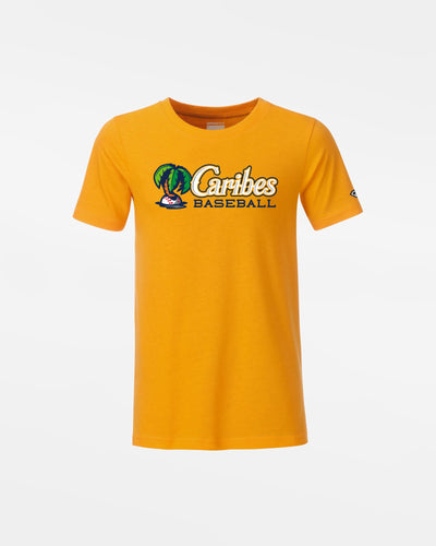 Diamond Pride Kids Premium Light T-Shirt "Munich Caribes", Baseball, gelb-DIAMOND PRIDE