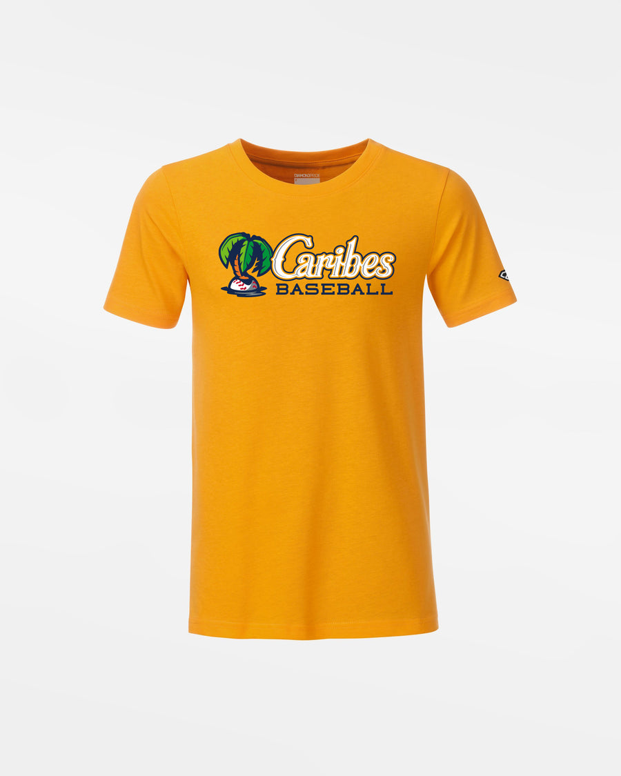 Diamond Pride Kids Premium Light T-Shirt "Munich Caribes", Baseball, gelb-DIAMOND PRIDE