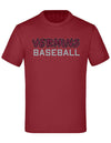 Diamond Pride Kids Premium Light T-Shirt "Wesseling Vermins", Old Vermins Baseball, maroon-rot-DIAMOND PRIDE