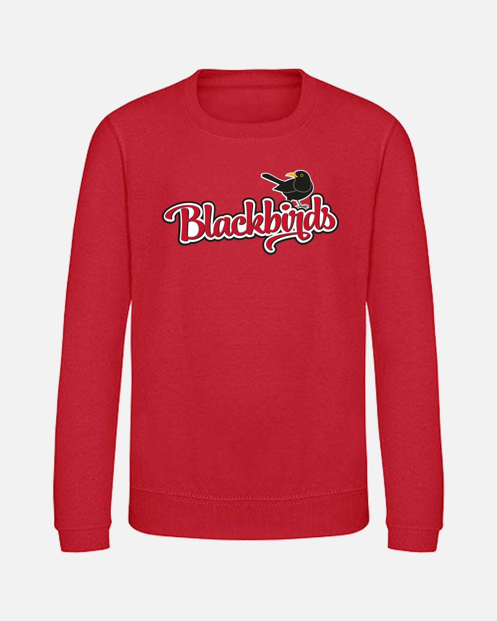 Diamond Pride Kids Premium Sweater "Wolfsburg Blackbirds", Bird, rot-DIAMOND PRIDE