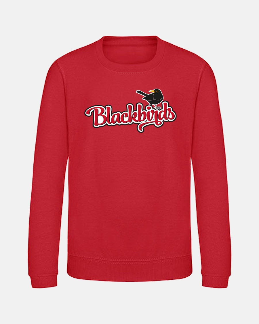 Diamond Pride Kids Premium Sweater "Wolfsburg Blackbirds", Bird, rot-DIAMOND PRIDE
