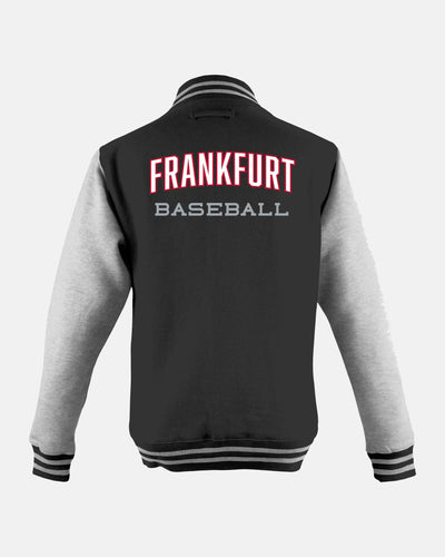 Diamond Pride Kids Varsity College Jacke "Frankfurt Eagles", F & Baseball, schwarz-heather grau-DIAMOND PRIDE