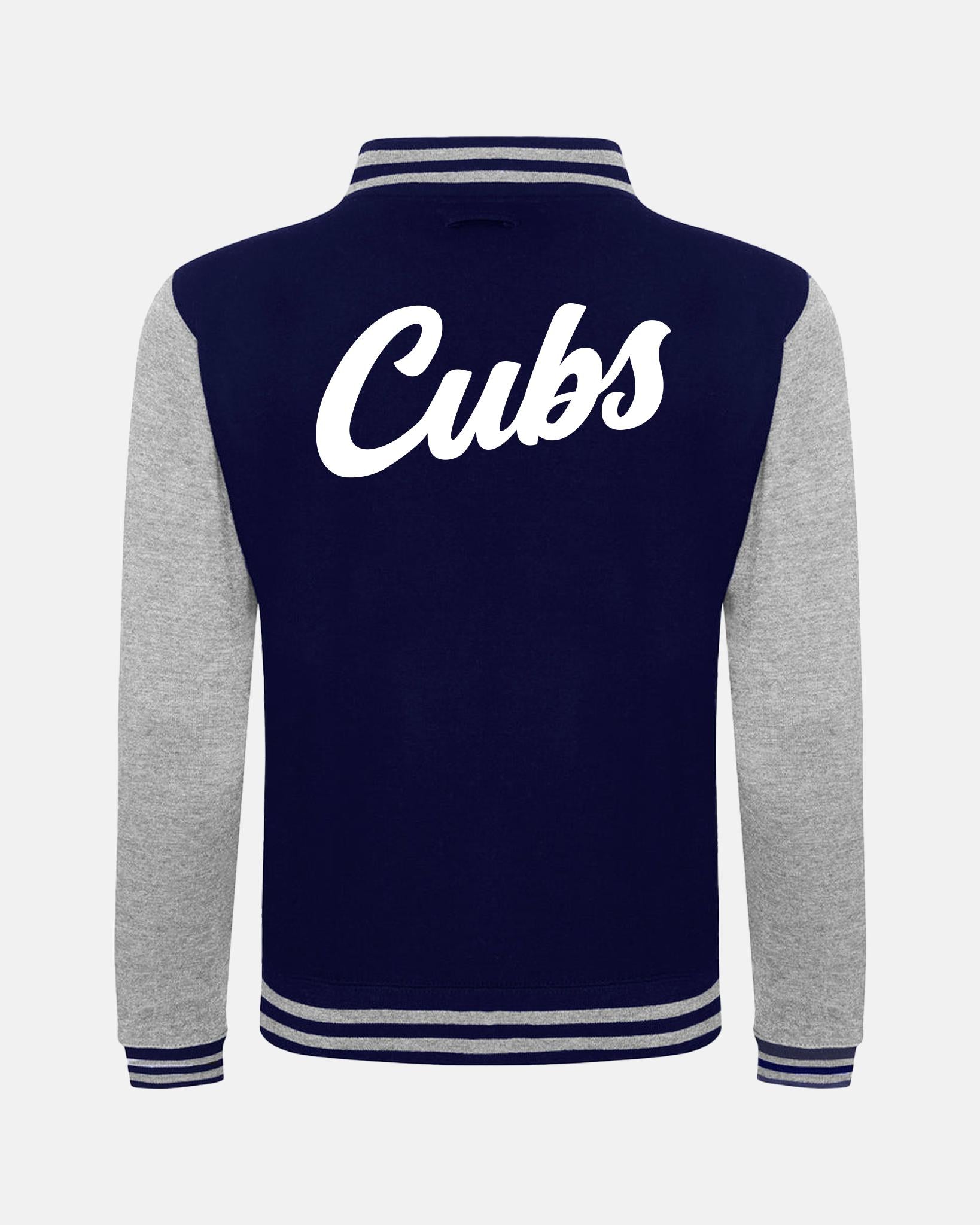 Diamond Pride Kids Varsity College Jacke "Mühldorf Cubs", MC & Cubs, navy blau-heather grau-DIAMOND PRIDE
