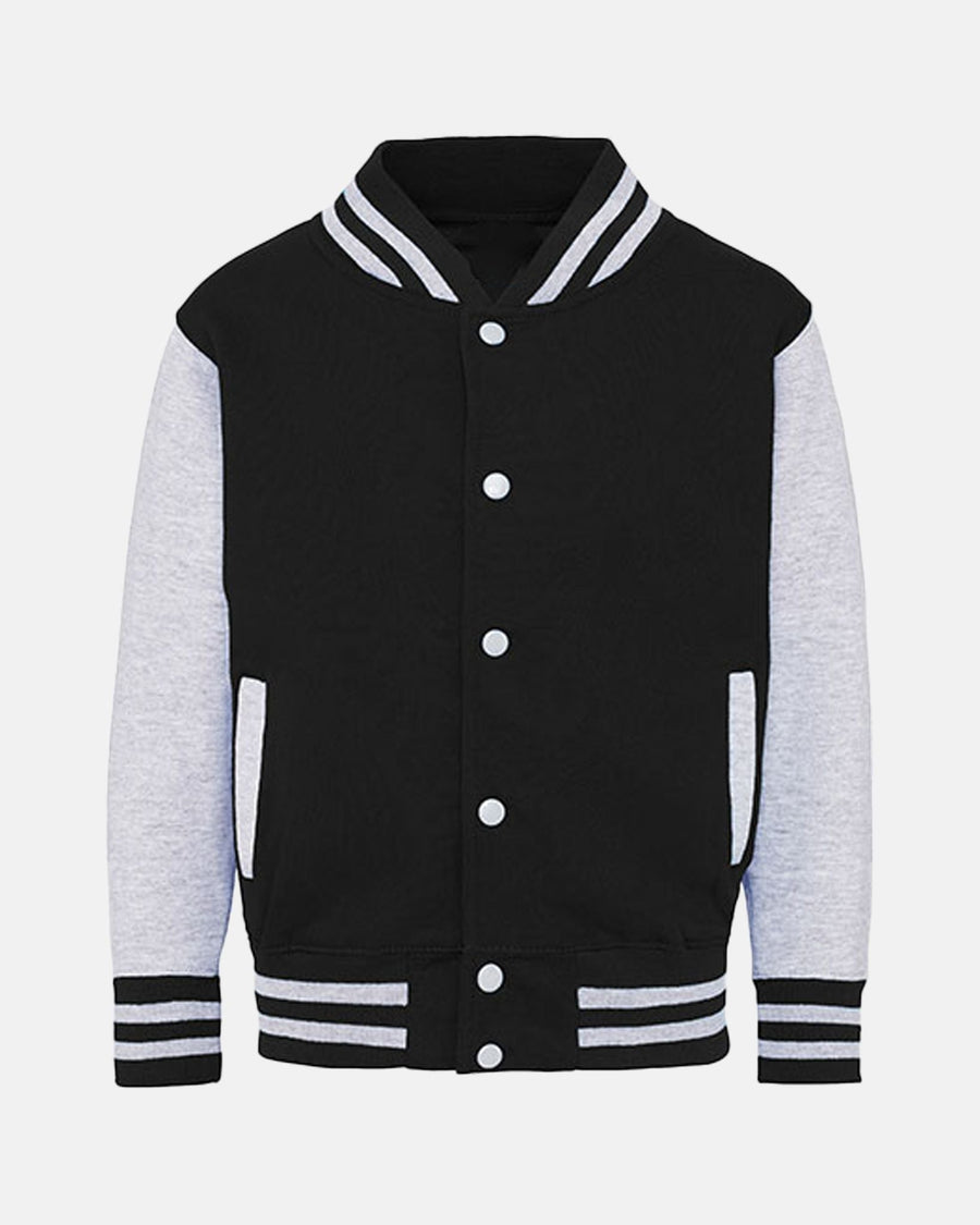 Diamond Pride Kids Varsity College Jacke "Pilots Rhein Main", schwarz-heather grau (Copy)-DIAMOND PRIDE