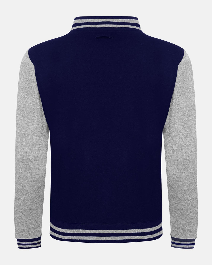 Diamond Pride Kids Varsity College Jacke, navy blau - heather grau-DIAMOND PRIDE