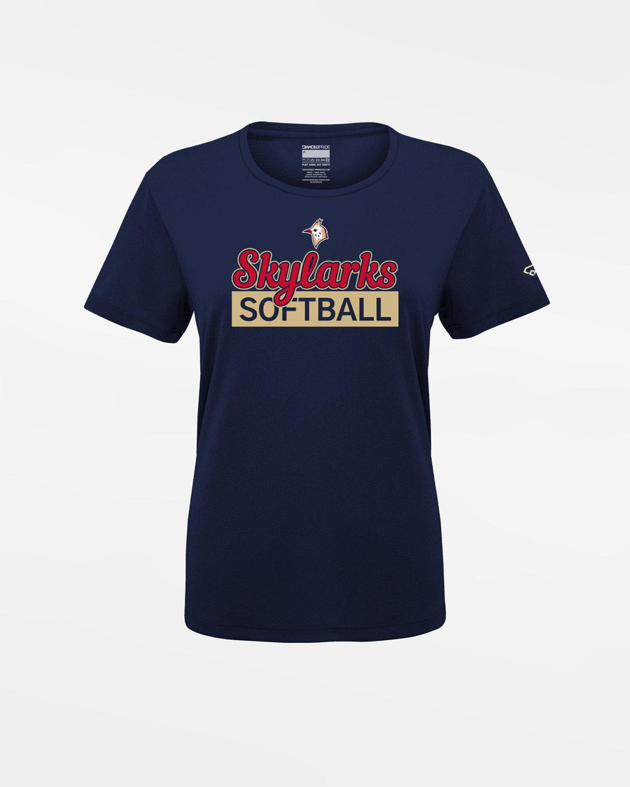 Diamond Pride Ladies Basic Functional T-Shirt "Berlin Skylarks", Softball, navy blau-DIAMOND PRIDE