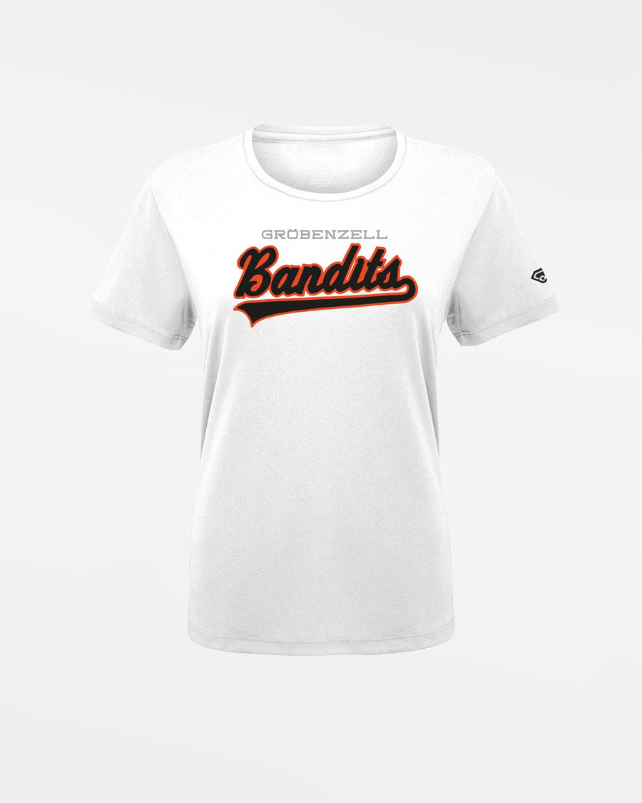 Diamond Pride Ladies Basic Functional T-Shirt "Gröbenzell Bandits", City, weiss-DIAMOND PRIDE