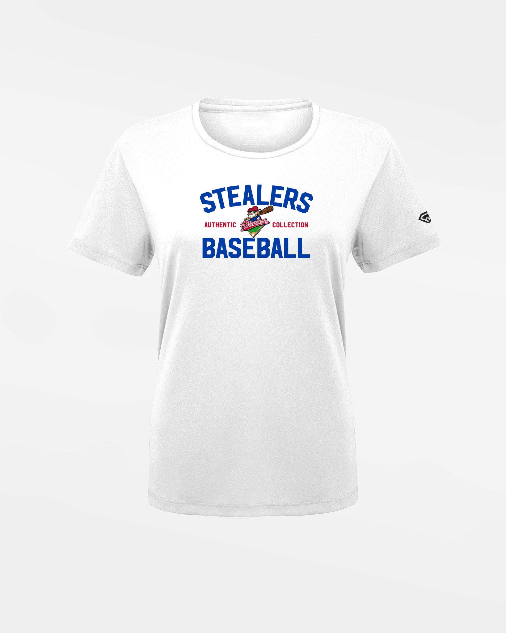 Diamond Pride Ladies Basic Functional T-Shirt "Hamburg Stealers", Baseball, weiss-DIAMOND PRIDE