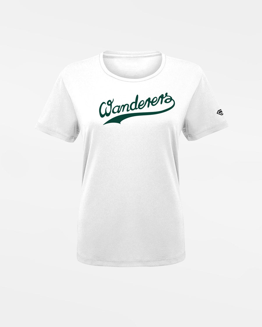 Diamond Pride Ladies Basic Functional T-Shirt "Herrenberg Wanderers", Script, weiss-DIAMOND PRIDE