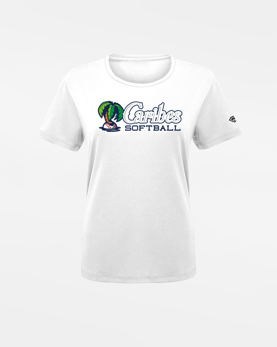 Diamond Pride Ladies Basic Functional T-Shirt "Munich Caribes", Softball, weiss-DIAMOND PRIDE