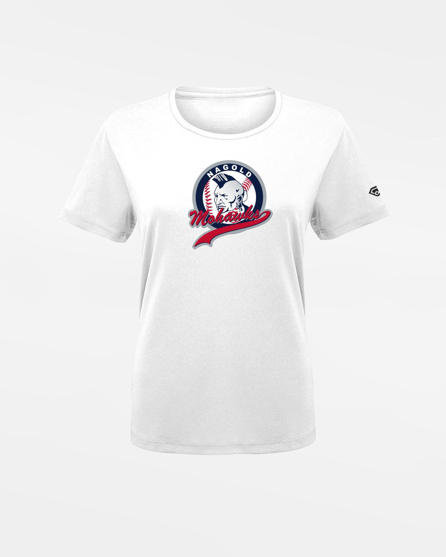 Diamond Pride Ladies Basic Functional T-Shirt "Nagold Mohawks", Crest, weiss-DIAMOND PRIDE