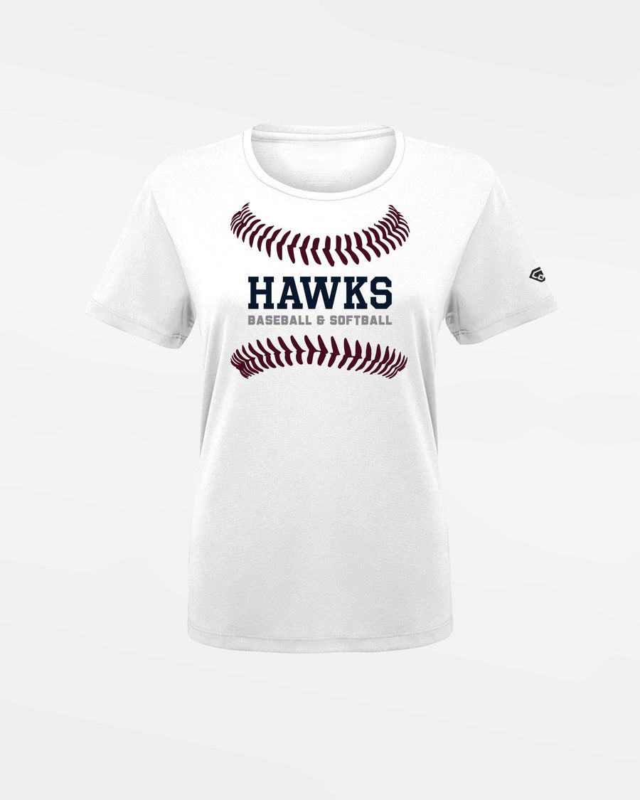 Diamond Pride Ladies Basic Functional T-Shirt "Tübingen Hawks", Ball, weiss-DIAMOND PRIDE