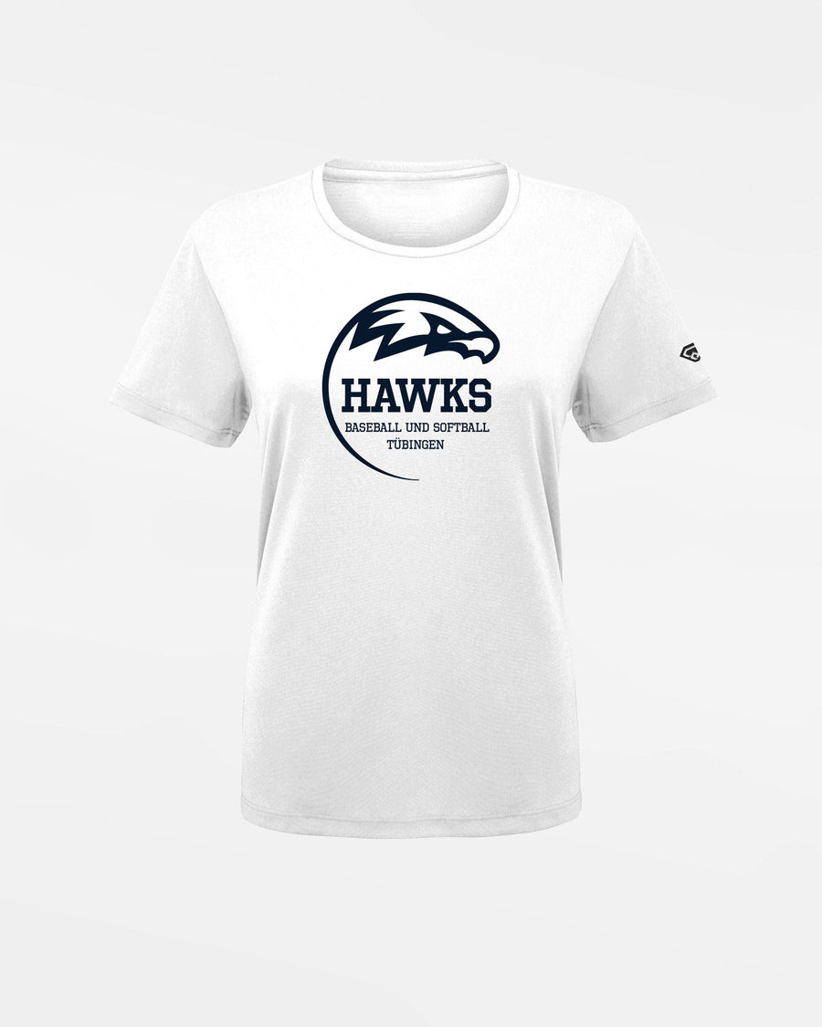 Diamond Pride Ladies Basic Functional T-Shirt "Tübingen Hawks", Crest, weiss-DIAMOND PRIDE