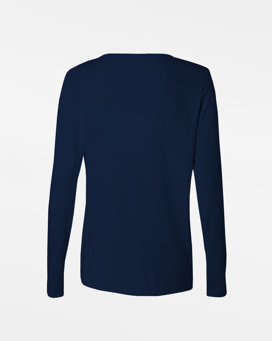 Diamond Pride Ladies Light-Performance Longsleeve Shirt "Gauting Indians", Logo, navy blau-DIAMOND PRIDE