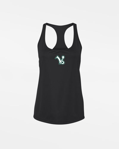 Diamond Pride Ladies Light-Performance Racerback Tank "Kufstein Vikings", VS, schwarz-DIAMOND PRIDE