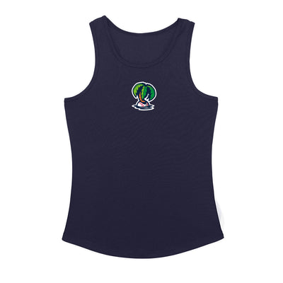 Diamond Pride Ladies Light-Performance Racerback Tank "Munich Caribes", Palme, navy blau-DIAMOND PRIDE