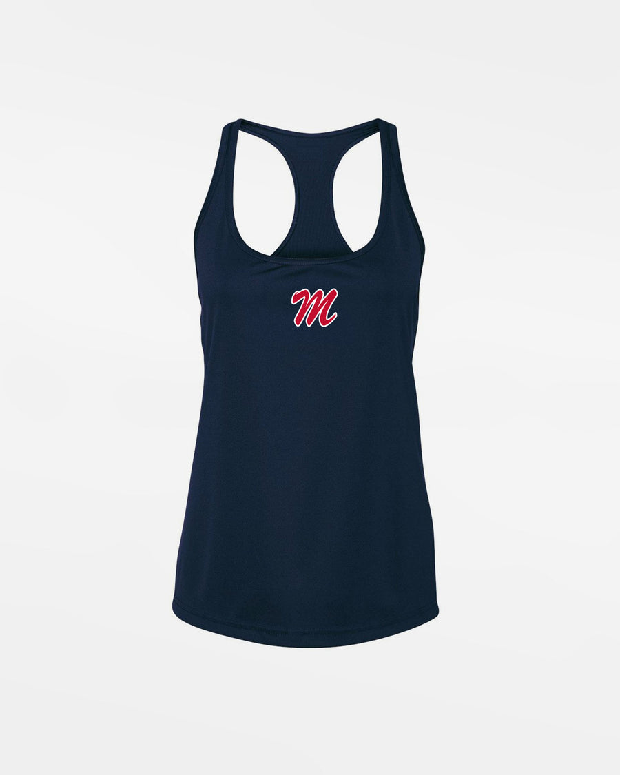 Diamond Pride Ladies Light-Performance Racerback Tank "Nagold Mohawks", M, navy blau-DIAMOND PRIDE