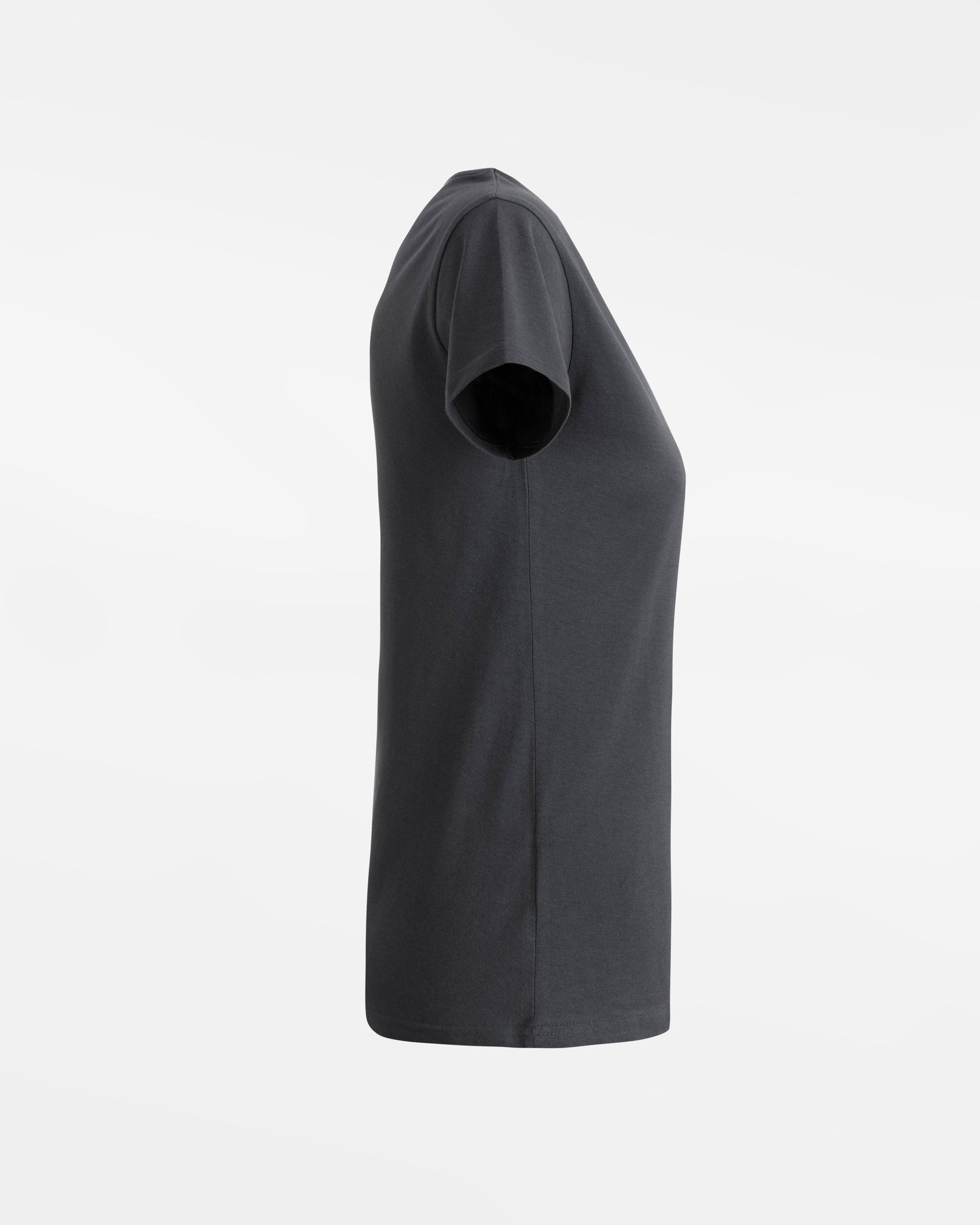 Diamond Pride Ladies Premium Light T-Shirt "Herrenberg Wanderers", Script, dunkelgrau-DIAMOND PRIDE