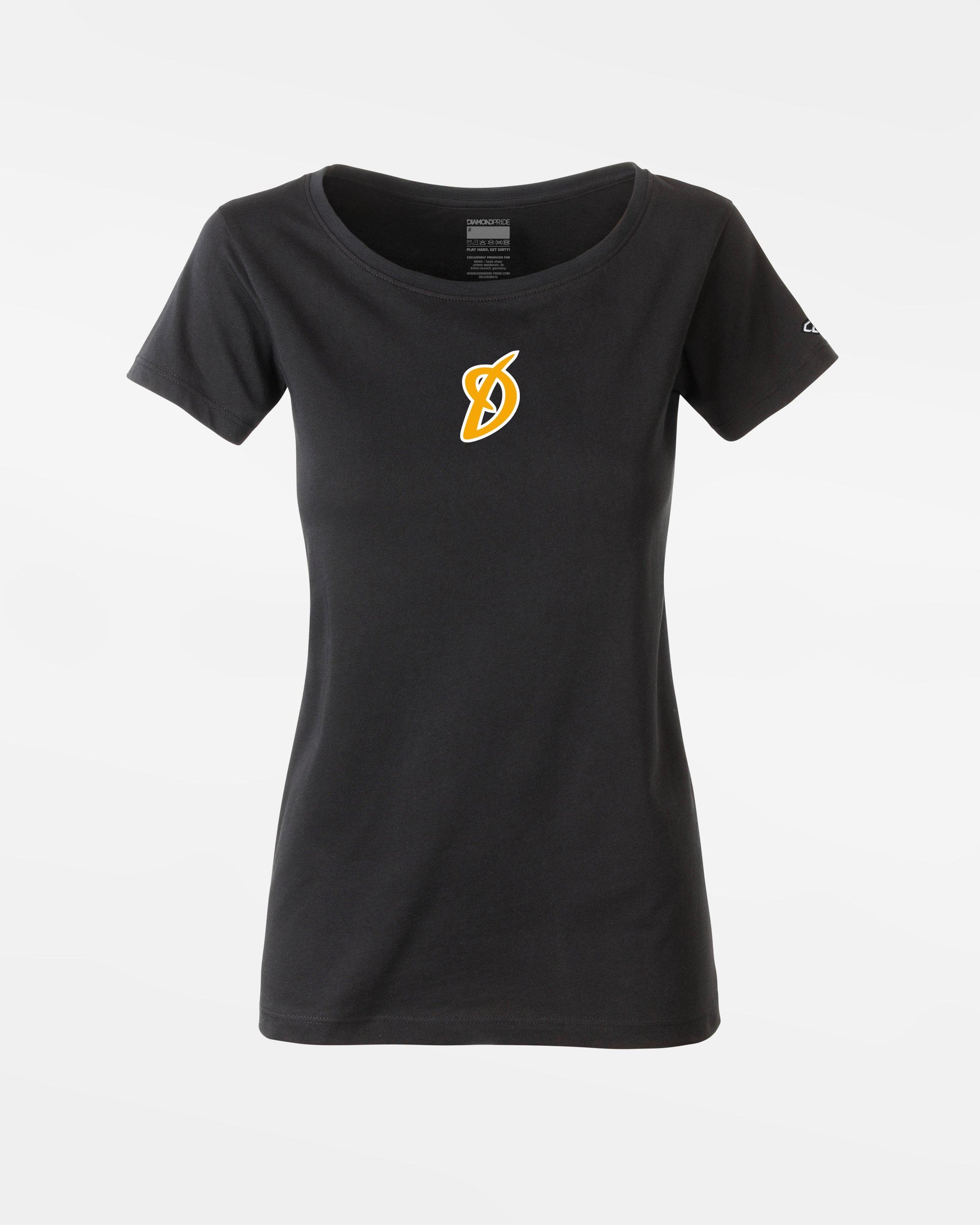 Diamond Pride Ladies Premium Light T-Shirt "Munich-Haar Disciples", D, schwarz-DIAMOND PRIDE