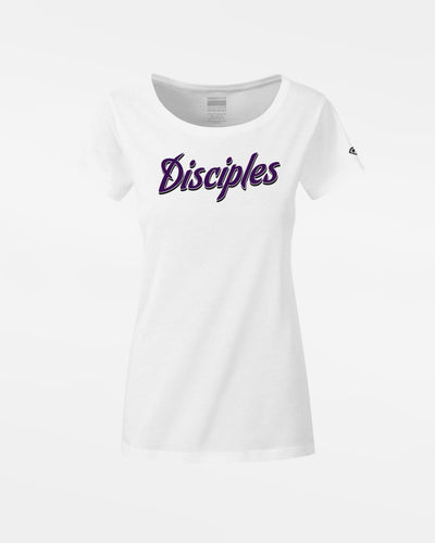 Diamond Pride Ladies Premium Light T-Shirt "Munich-Haar Disciples", Script, weiss-DIAMOND PRIDE