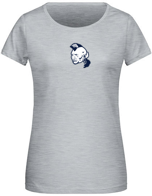 Diamond Pride Ladies Premium Light T-Shirt "Nagold Mohawks", Head, heather grau-DIAMOND PRIDE