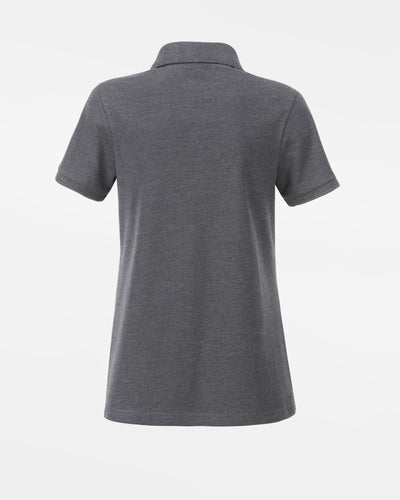 Diamond Pride Ladies Premium Polo-Shirt "Bonn Capitals", BC, heather dunkelgrau-DIAMOND PRIDE