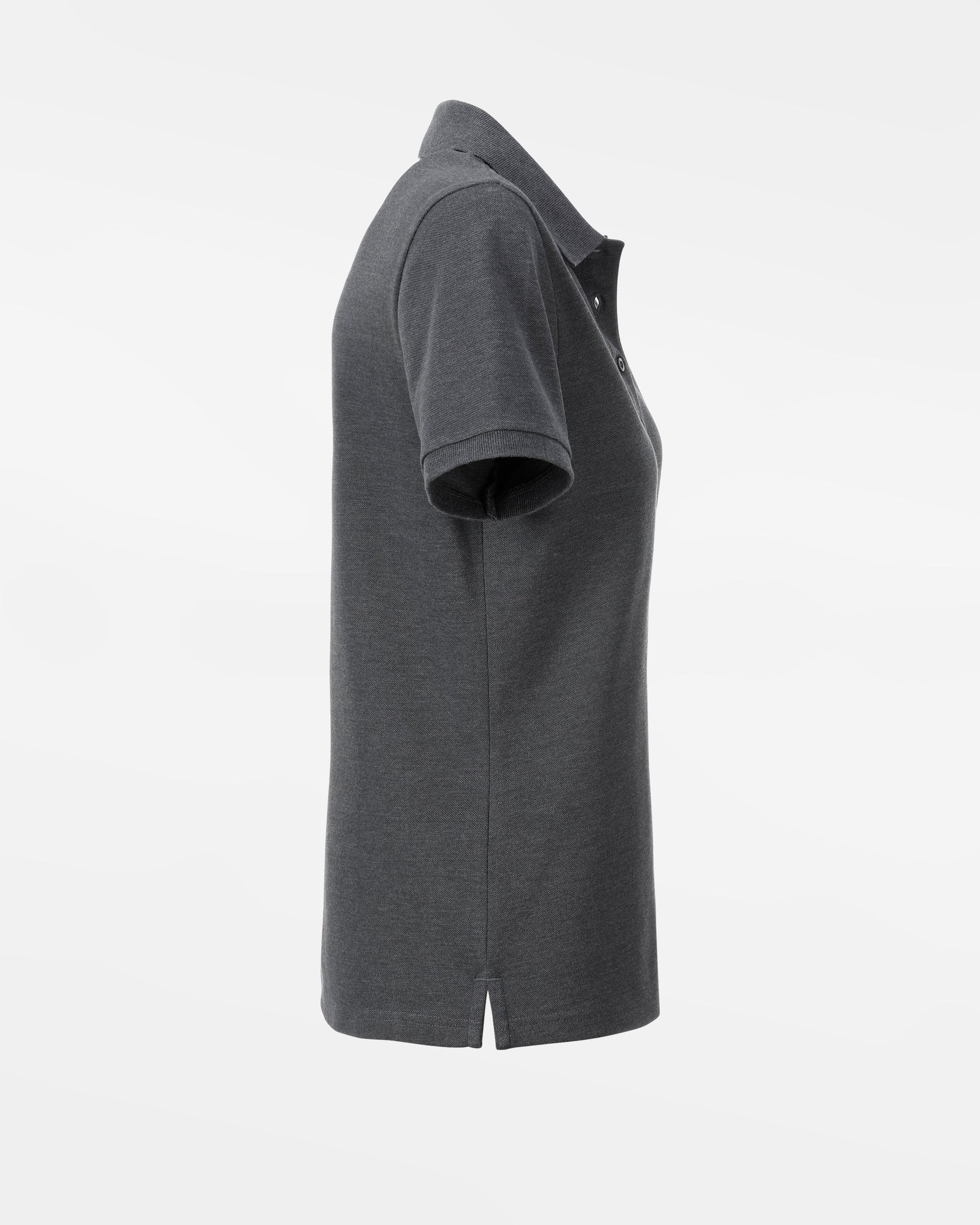 Diamond Pride Ladies Premium Polo-Shirt "Bonn Capitals", BC, heather dunkelgrau-DIAMOND PRIDE