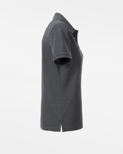 Diamond Pride Ladies Premium Polo-Shirt "Bonn Capitals", BC, heather dunkelgrau-DIAMOND PRIDE