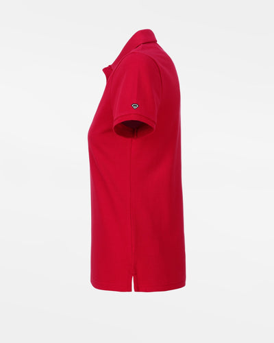 Diamond Pride Ladies Premium Polo-Shirt "Wolfsburg Blackbirds", W, rot-DIAMOND PRIDE