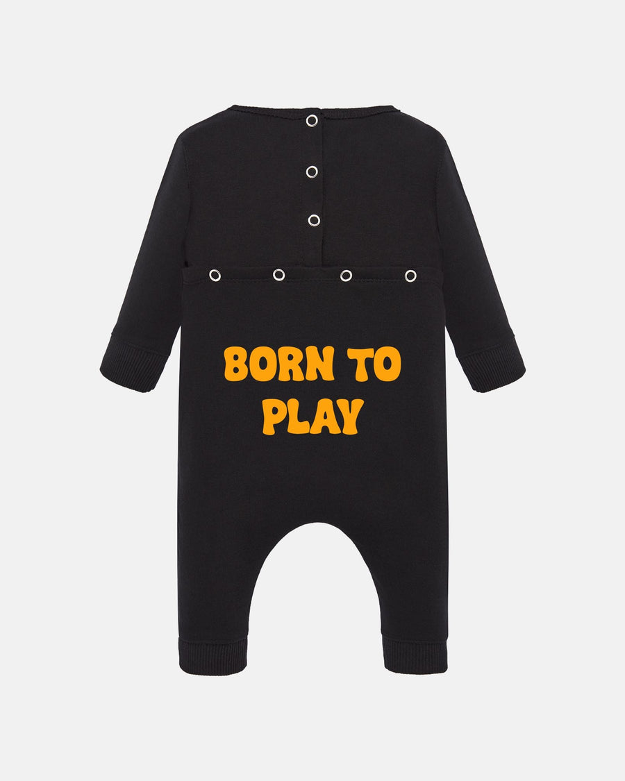 Diamond Pride Longsleeve Strampler "Füssen Royal Bavarians", Born to Play, schwarz