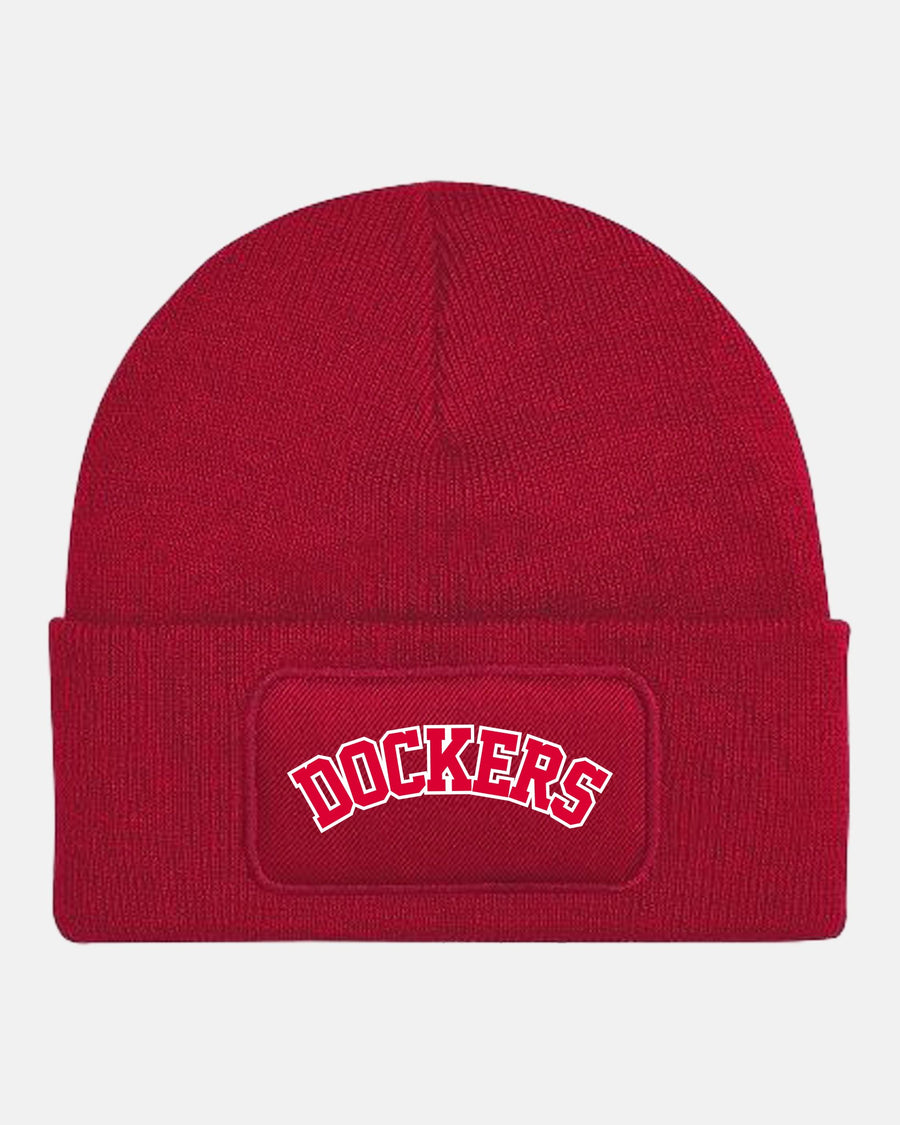 Diamond Pride Patch Beanie "Bremen Dockers", Dockers, rot