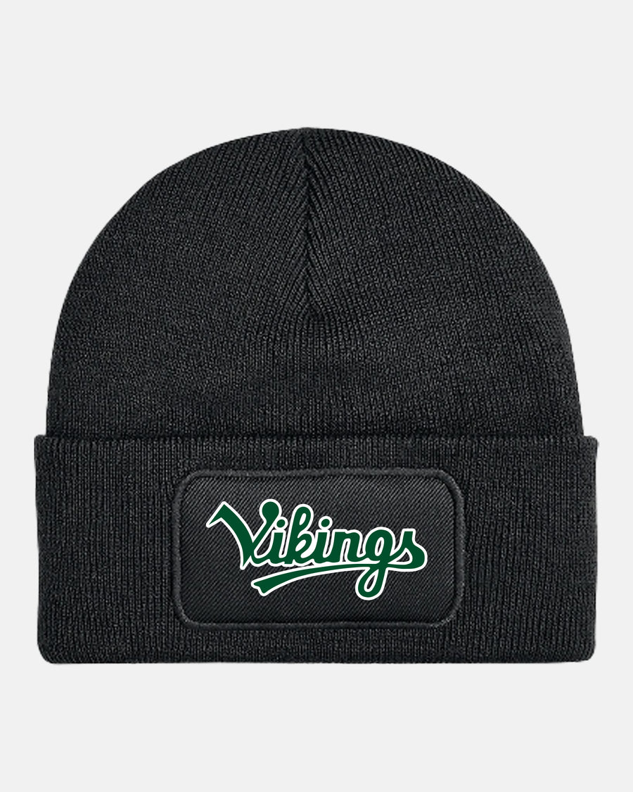 Diamond Pride Patch Beanie „Kufstein Vikings“, Script, schwarz