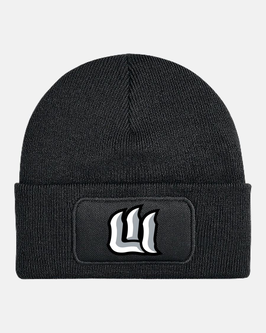 Diamond Pride Patch Beanie "Laufer Wölfe", W, schwarz