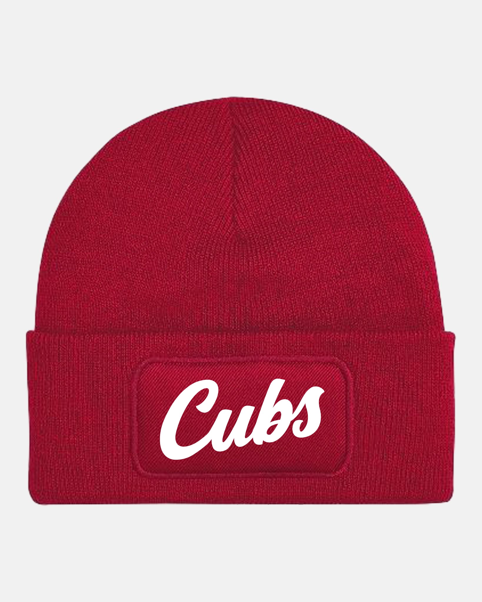 Diamond Pride Patch Beanie "Mühldorf Cubs", Script, rot