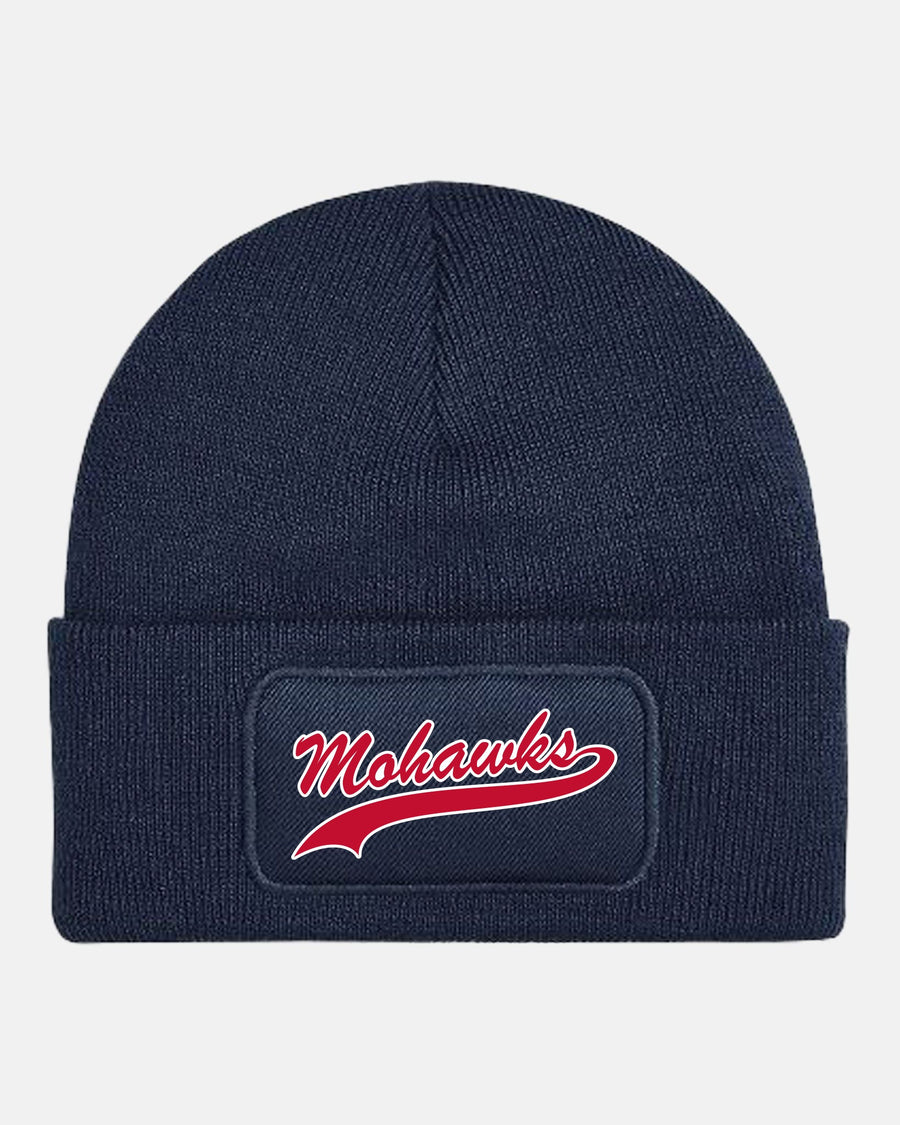 Diamond Pride Patch Beanie "Nagold Mohawks", Script, navy blau
